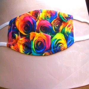 All over rose mask